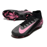 Chuteira Campo Nike Air Zoom Mercurial Superfly 10 Elite FG Preta e Rosa
